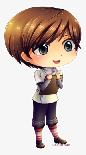 Chibi Teacher Png - Brown Hair #3333194