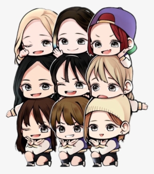 Twice Chibi Twicechibi Cute Pretty Kpop Freetoedit - Twice Chibi Png #3333218