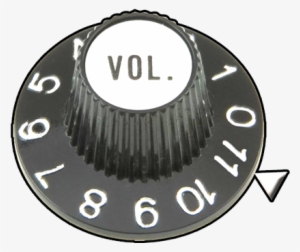 Volume To - Guitar Volume Knob Black #3333363