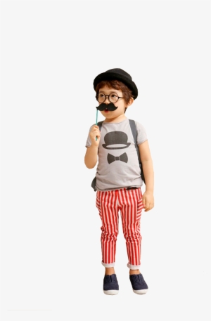 Young Boy With Moustache Png People Cutout, Cut Out - Skalgubbar Kids #3333388