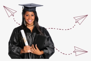 "a Picture Of A Pretty Black Woman In A Graduation - Graduation Ceremony #3333454