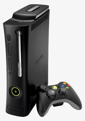 Xbox 360 Console Transparent Background Image - Microsoft Xbox 360 Elite - 120 Gb - Black #3334172