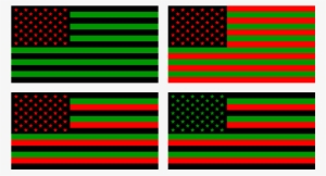 Similar To David Hammon's African-american Flag Are - Inverted American Flag (distress Signal) Yard Sign #3334489