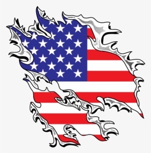 Usa Flag Stars And Stripes T-shirt - Elections Ribbon #3334513