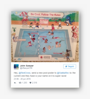 En Respuesta, La Cruz Roja Ha Pedido "disculpas Por - Red Cross Pool Poster #3334704