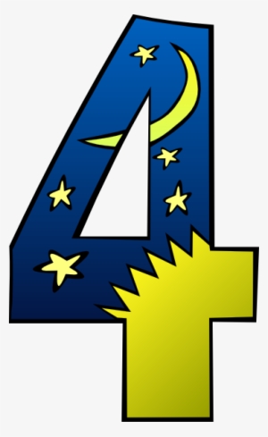 Bible Creation Clipart Day 4 Number Clip Art At Clker - Days Of Creation 4 #3335211