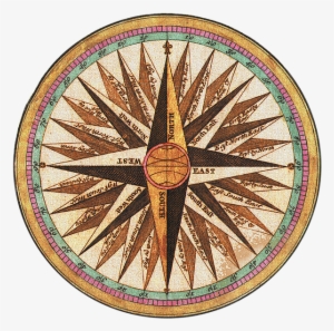 Vintage, Sign, Nautical, Ship, Compass, Sea, Old - Compass Vintage Png #3335851