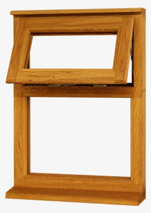 Small Single Wooden Oak Window With Top Opening - Window #3335928
