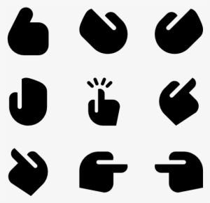 Hands & Gestures Collection - Sign Language Icon Png #3336897