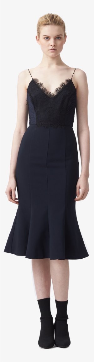 Godiva Lace - Meghan Markle Black Halo Dress #3337643