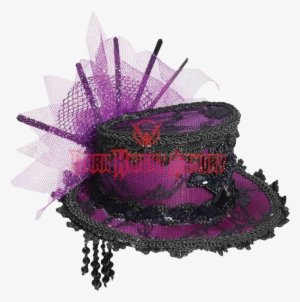 Steampunk Mini Purple Lace Top Hat - Red White And Blue Fascinator #3338059 Steampunk Mini Purple Lace Top Hat - Red White And Blue Fascinator #3338059