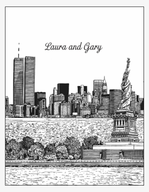 Cover Of New York City Theme Thank You Card - New York City #3338904
