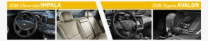 2018 Chevrolet Impala Vs 2018 Toyota Avalon Interior - 2018 Toyota Avalon #3339276