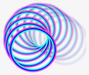 Halo 3d Neon Shapes Overlay Patterns Blue Violet Bleu #3341001