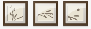 This Free Icons Png Design Of Set Of 3 Bamboo Paintings #3341327