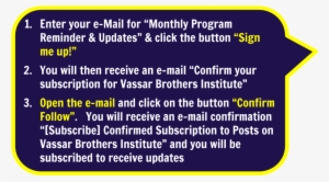 Subscribe To Vbi Updates-instructions - Take Home Message #3341965