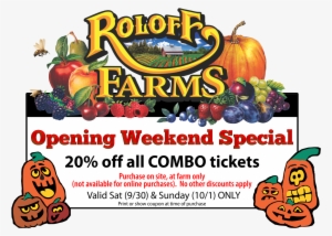 20 Percent Off 2017 Opening Weekend Special - Roloff Farms #3342088