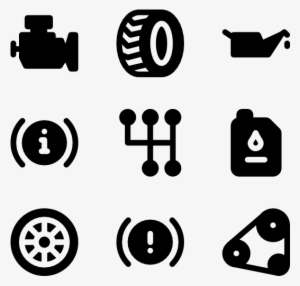 Car Parts - Web Security Icons #3342296