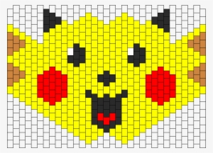 Pikachu Mask Bead Pattern - Pikachu #3342320