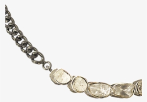Chain Link Necklace With Diamonds - Necklace #3342888