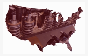Us Auto Parts Graphical Map - Judges Chosen By State #3343100