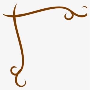 Free Download Corner Swirl Transparent Clipart Clip - Clip Art #3344016