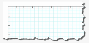 Reference Grid Serves For Better Orientation In Large - Souřadnicová Síť Na Výkrese #3344738