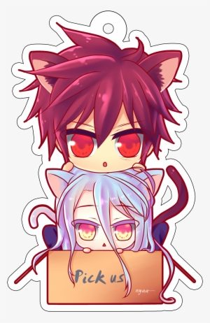 Chibi-neko Sora & Shiro [no Game No Life] - Sora No Game No Life Chibi Png #3345889