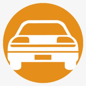 Parking Icon Car - Parking Space Icon Orange #3346867