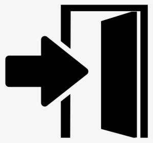 Register - Open Door Icon Png White #3347607