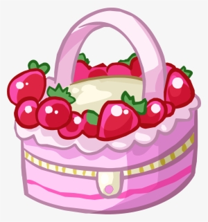 Strawberry Cake Purse Icon - Strawberry Cake #3348014