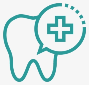 Icon Of A Tooth With A Plus Sign On Top - Dentistry #3348120