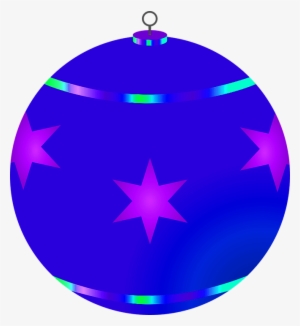 Blue Christmas Tree Bauble Transparent Background Christmas - Christmas Tree #3348455