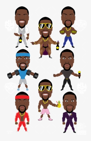Kevin Hart Clipart - Kevin Hart As A Cartoon #3348690