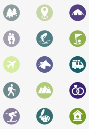 Outdoor Enthusiasts Destination Travel National & State - Circle #3349118