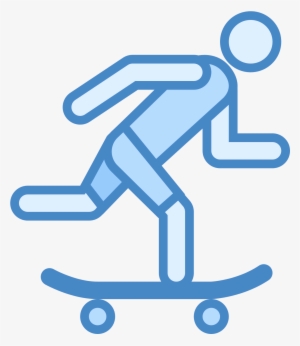 This Is A Drawing Of A Person On A Skateboard Moving - Icon #3351403 This Is A Drawing Of A Person On A Skateboard Moving - Icon #3351403