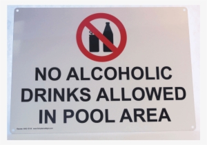 No Alcohol Sign - No Smoking In This Area #3351524