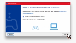 Connect Your Dualshock 4 Controller Over Usb To Your - Remote Play #3352429