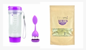 Colon Tea Detox Blend & Purple Tea Infuser Plastic - Teami Tumbler #3352952