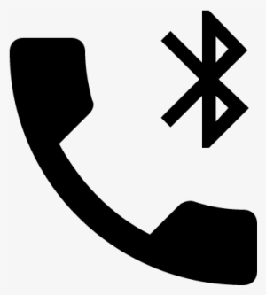 Phone Receiver With Bluetooth Sign Vector - Pen Note 9 Png #3353623