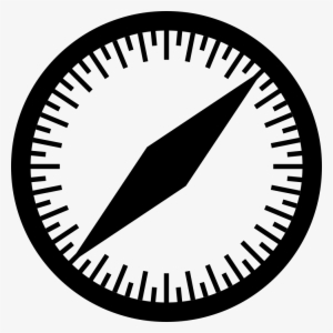 Png File - Safari Icon Black And White #3354646
