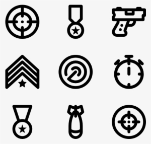 Army Badges - Hand Drawn Icons Png #3355502