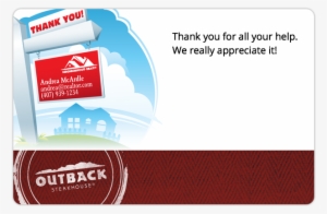 Bloomin Redemption - Outback Steakhouse Gift Card #3356215