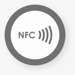 Picture Of Nfc Sticker 50mm With Border, - Nfc Logo Png Transparent #3358149