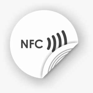 Picture Of Nfc Sticker 50mm With Text, - Nfc Logo Png Transparent #3358217