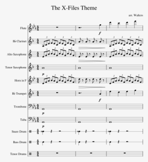 The X-files Theme Sheet Music Composed By Arr - Lion Sleeps Tonight Allto Sax #3358490