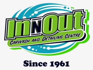 In Out Car Wash Logo - Out #3361003
