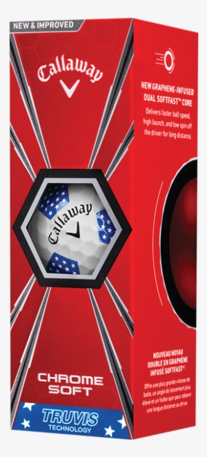 Callaway Chrome Soft Truvis Stars & Stripes Golf Balls - Callaway #3364153
