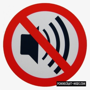 Soundless Background Mod For Minecraft - Sound Sign #3364673