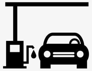 Car In A Gas Station Comments - Estacion De Servicio Icono #3364726